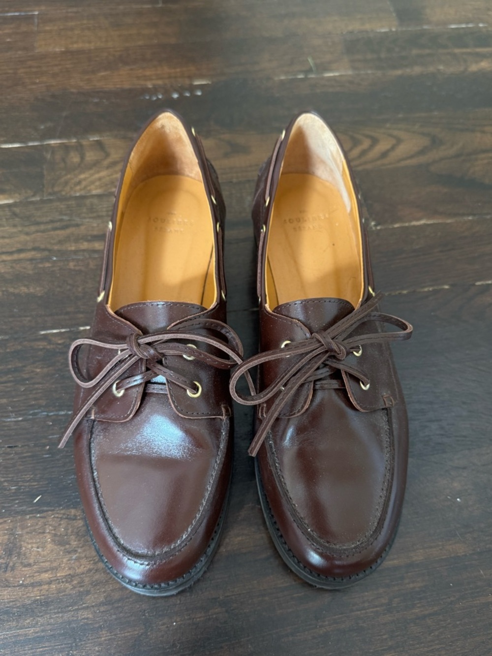 Sézane Caroline loafers in brown - Picture 5 of 7